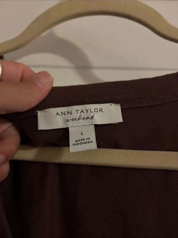 Ann Taylor Sleeveless Brown Midi Dress - Classic Everyday Dress - Image 2