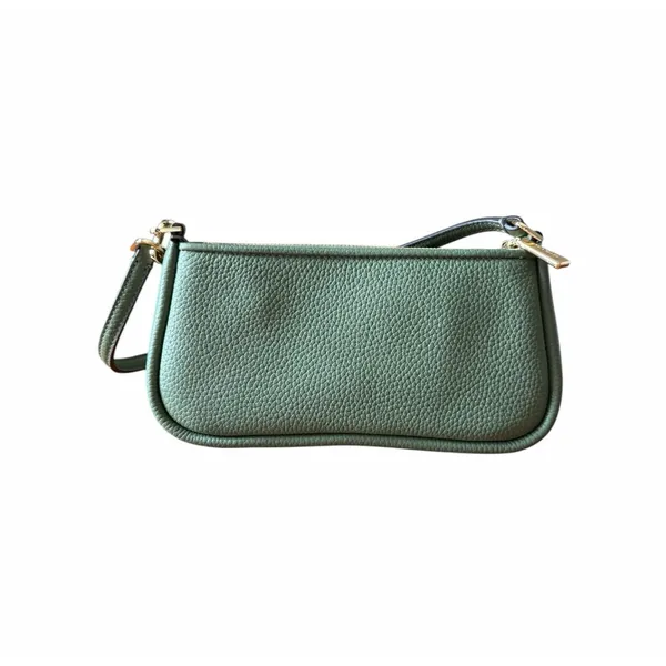 Kate Spade Kayla KM148 Woven Leather Convertible Shoulder Bag Cedar Green NWOT - Image 4