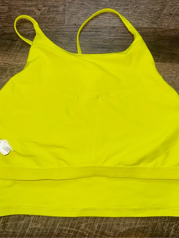 Old Navy Powersoft Neon Strappy Crop Tank Top Size XL - Image 7