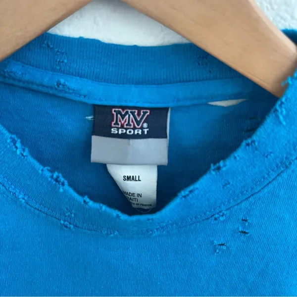 Tampa Florida Cropped Tee Blue - Image 3