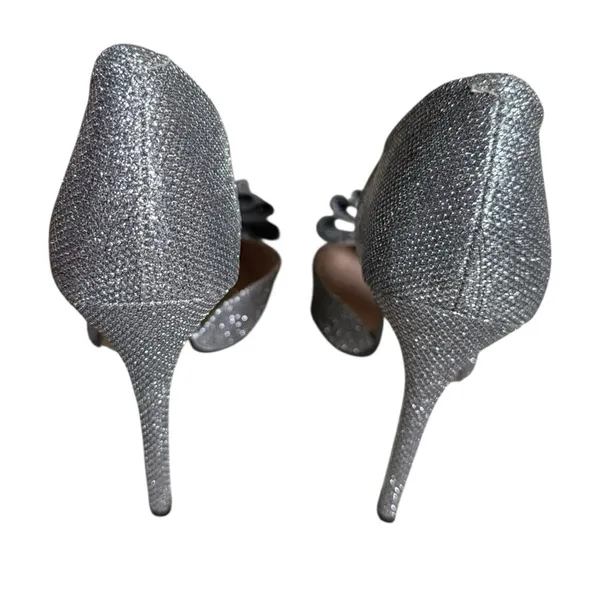 NWOB Betsey Johnson Womens Prince DOrsay Pumps Pewter Size 8 - Image 3