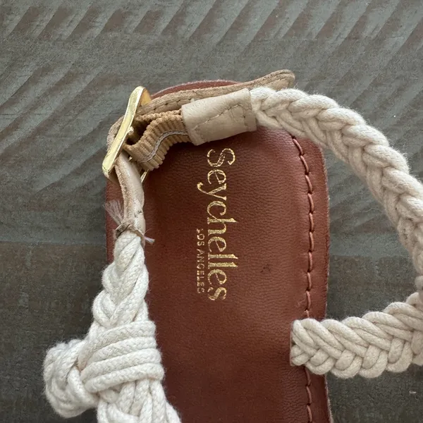 Seychelles Women's Sandals - Cream Braided Straps - Image 3