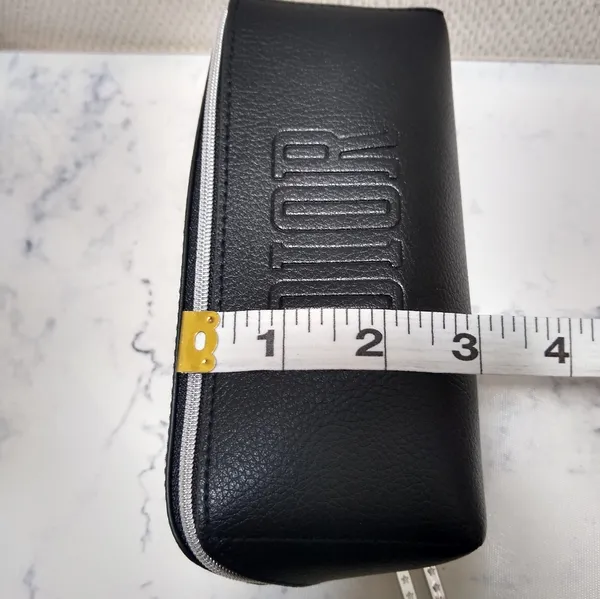 Black Dior Makeup Pouch Clutch - Image 10