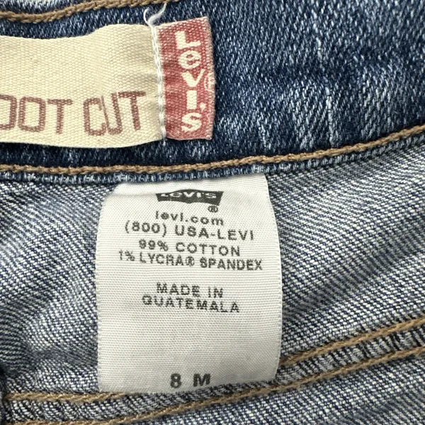 Y2K Vintage Levi's Nouveau 515 BootcutJeans Stretch Mid Rise Women's 8M x 29 - Image 5