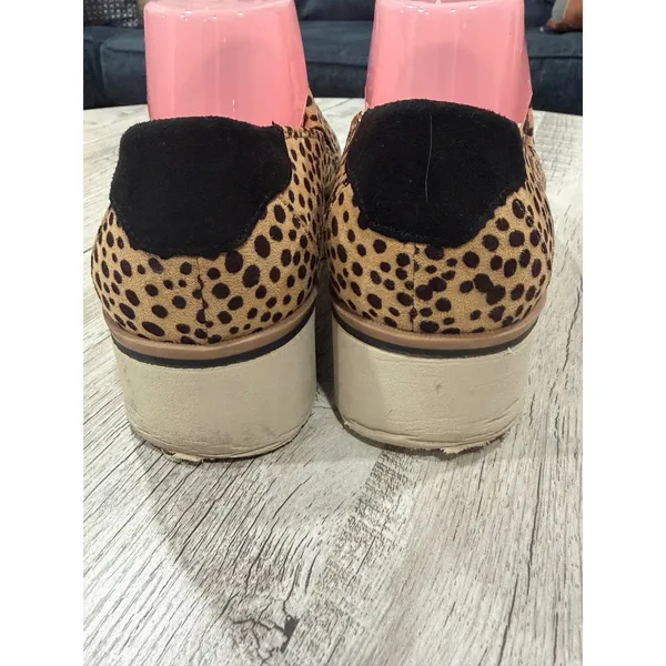 Dr. Scholl's Leopard Print Platform Loafers Slip On Comfort Shoes 9.5 - Image 3