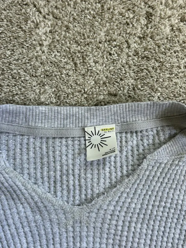 Aerie Waffle Long Sleeve - Image 4