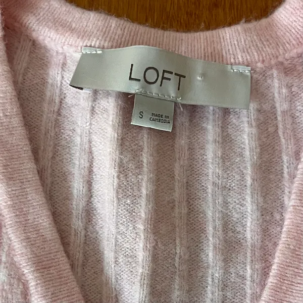 Loft Ribbed Wrap Sweater - Image 4