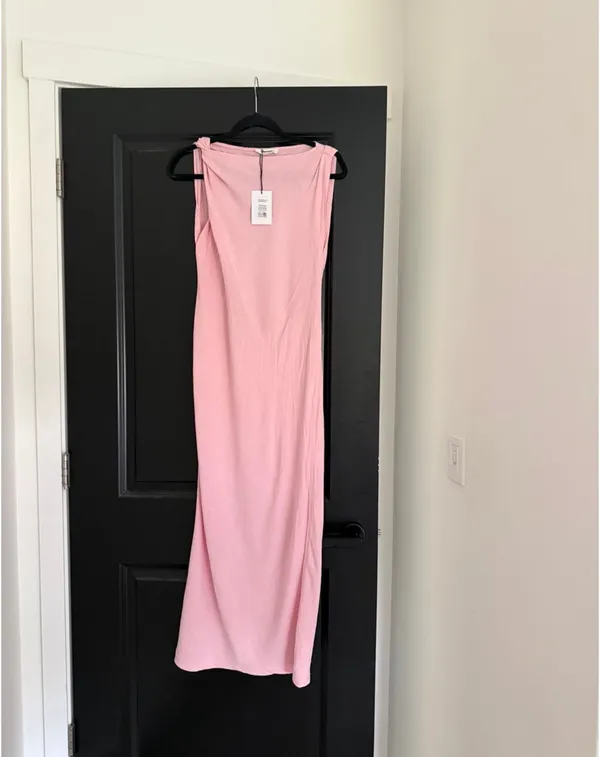 NWT SHOWPO linen blend dress size 4 - Image 5