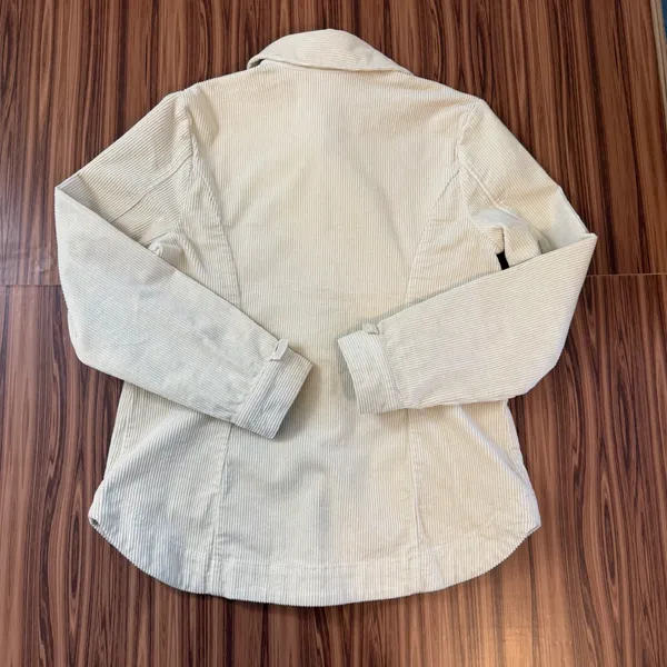 Cabi 4493 Scout Jacket Cream Corduroy Small‎ Workwear Chorecore Coastal Grandma - Image 7