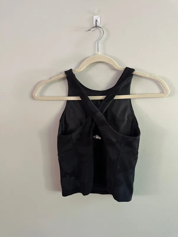 Lululemon Key To Balance Tank Camo Deep Coal Multi - Image 10