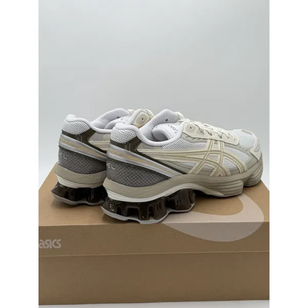 Asics Gel Kinetic Fluent Mens Size 8.5 / Womens 10 White / Marzipan 1203A591-102 - Image 4