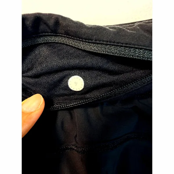 Lululemon Women’s Size 4 Black‎ Running Skort Built-In Shorts Pockets - Image 5