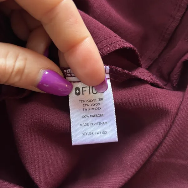 FIGS Casma Three Pocket Scrub‎ Top Small nurse hospital Workwear - Image 5