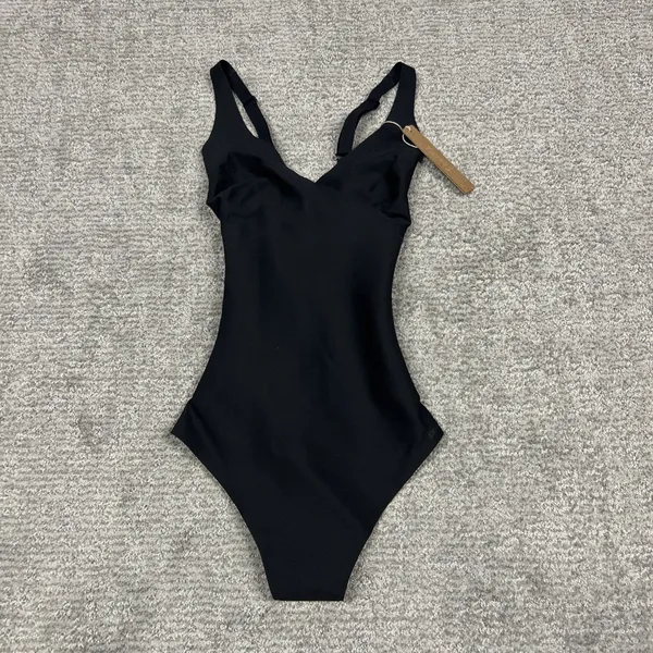 Skims Unlined Plunge Thong Bodysuit Womens XS Onyx Black New Adjustable Straps - Image 2