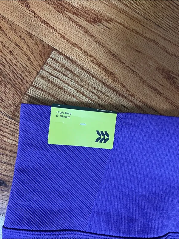All In Motion Purple High-Waist Bike Shorts NWT - Image 3