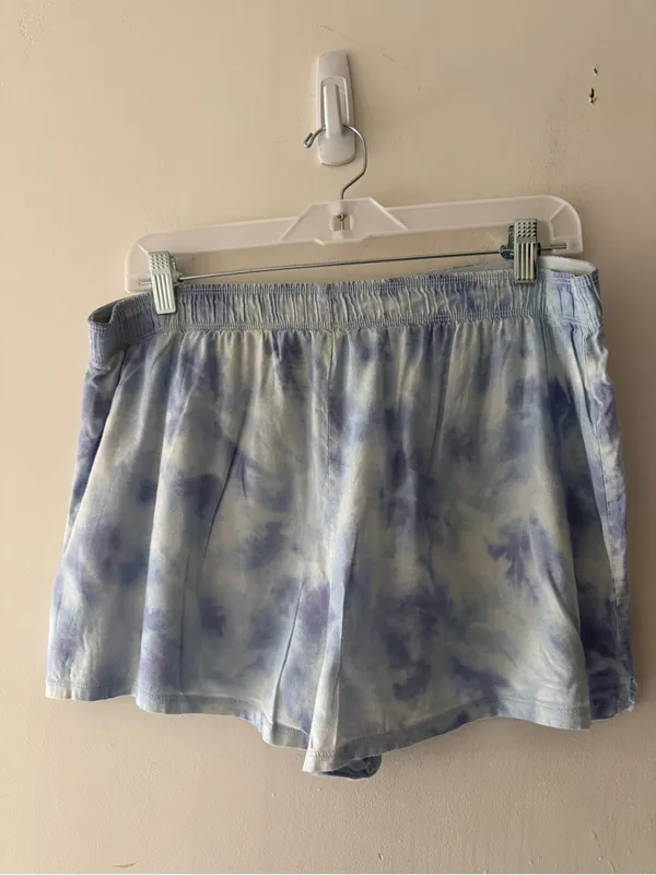 PINK Victoria’s Secret Blue Tie Dye Sleep‎ Shorts - Image 3