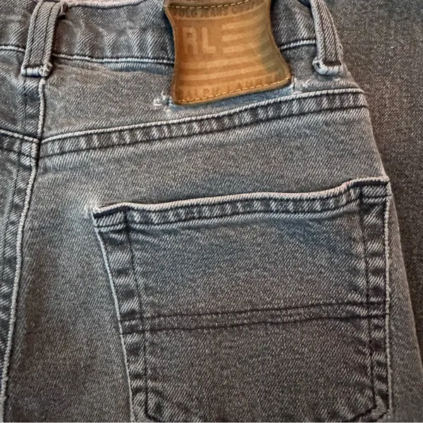 Ralph Lauren Classic‎ Black Denim Jeans Sz 4 - Image 5