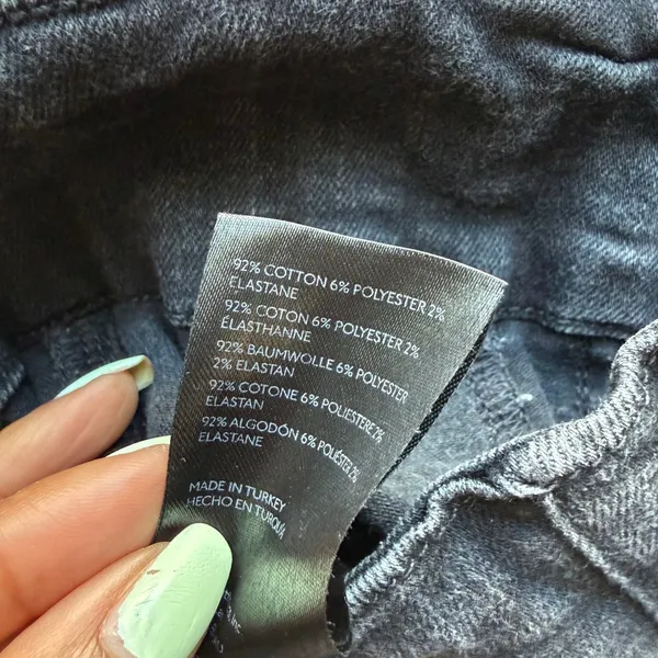 We The Free sz 30 Black High‎ Waisted Flare Jeans Bell Bottom Boho - Image 5