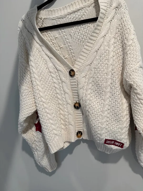 Taylor Swift Cardigan Red - Image 4
