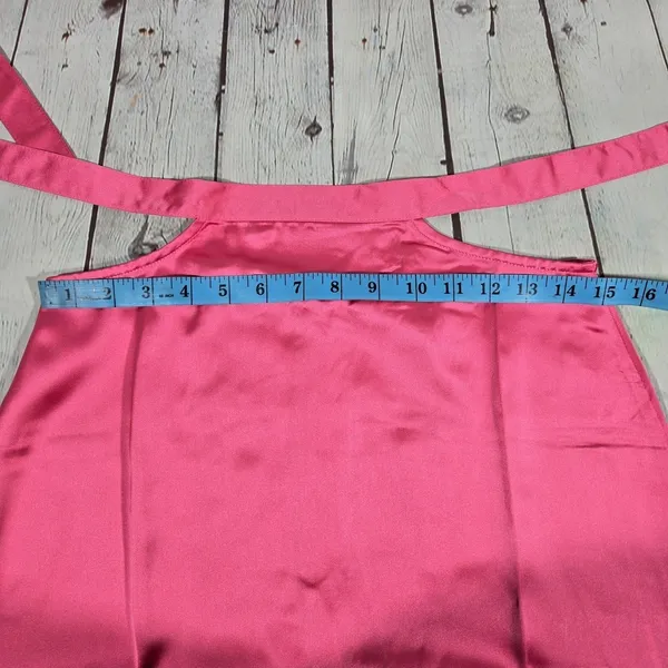 WeWoreWhat‎ Cut Out Midi Skirt Satin Charmeuse Zat Hot Pink WWB06-1 Size S NWT - Image 7