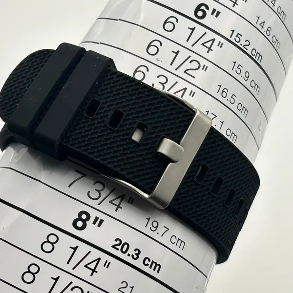 LENQIN Black Minimalist Men’s Digital Watch Working New Battery - Image 8