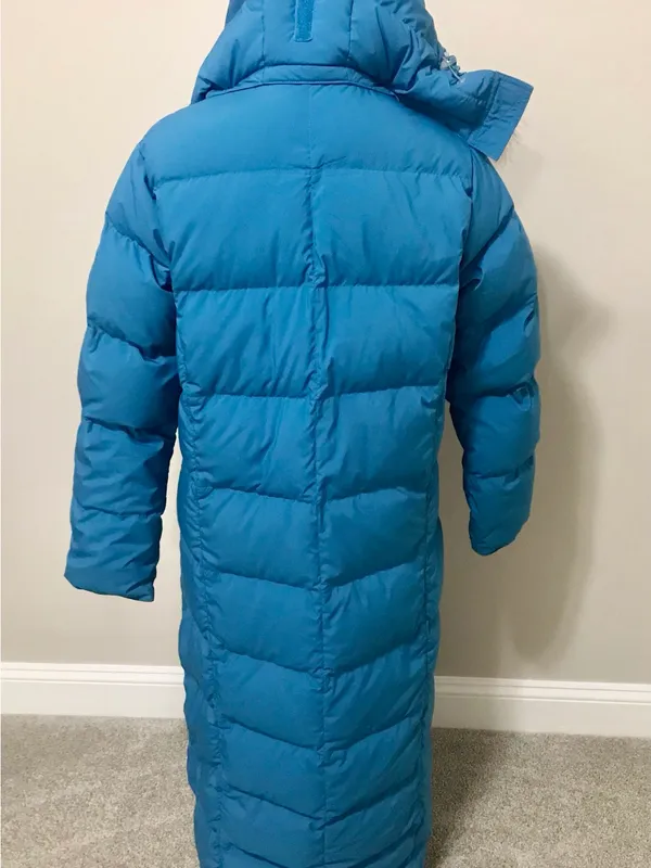 L.L. Bean Long Down Ultra Warm Coat with Faux-Fur Trim Hood - Image 7