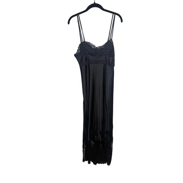 Free People Night Out Mood Midi Slip Sz. M - Image 6