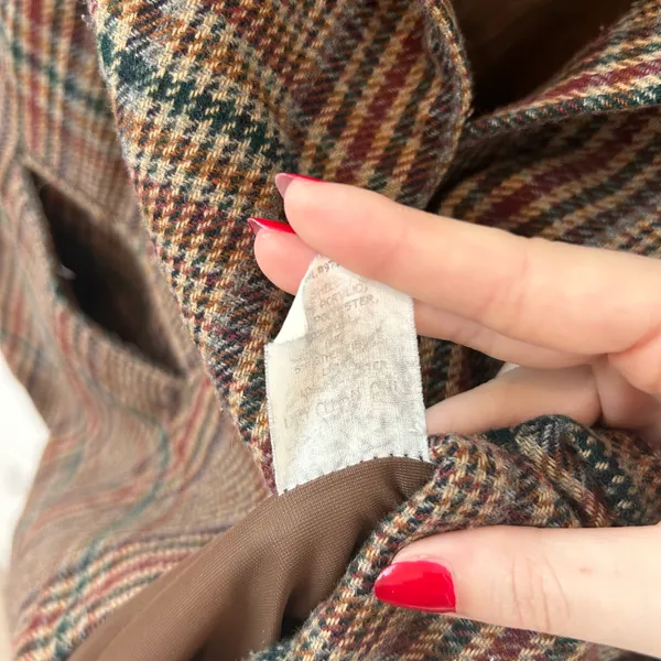 Sag Harbor Vintage Plaid Blazer - Image 5
