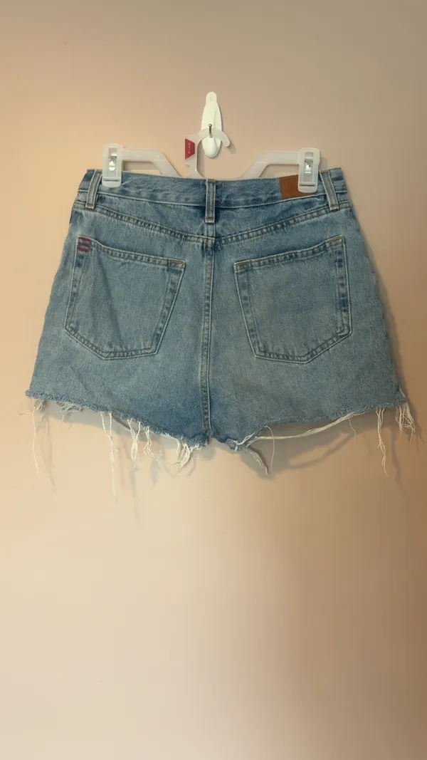 BDG Urban Outfitters Denim High-Rise Shorts Girlfriend Distressed - Image 2