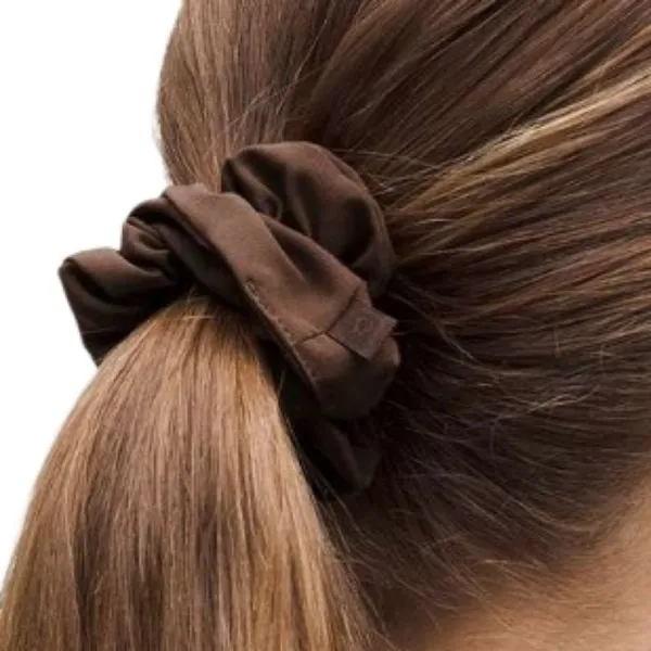 4 NWOT Lululemon Uplifting Scrunchies: Java / Gleam / Pale Linen / Vapor / - Image 3