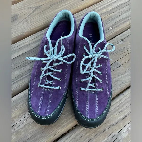 Pretty L.L.BEAN suede leather shoes 💜💜 - Image 2