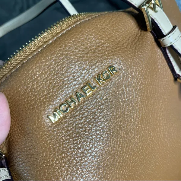 Michael Kors Zip Top Leather Tote Bag - Image 7