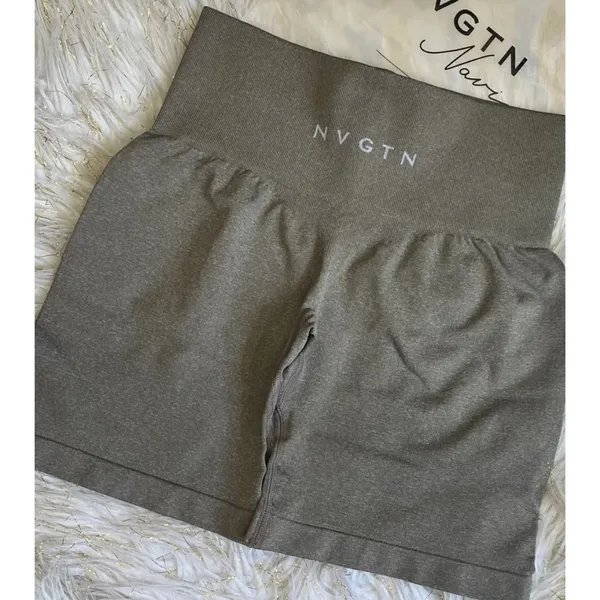 NVGTN Pro Shorts Med Taupe - Image 2