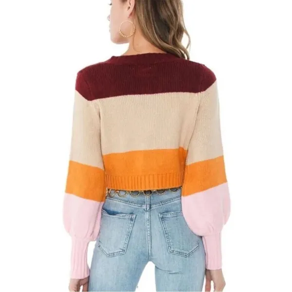 For Love & Lemons Hailey‎ Striped Cardigan size XS - Image 5