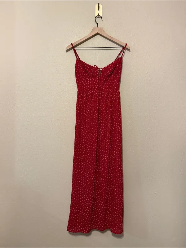 Petal and Pup Ariadine midi dress in Red Size Small NWT - Image 3