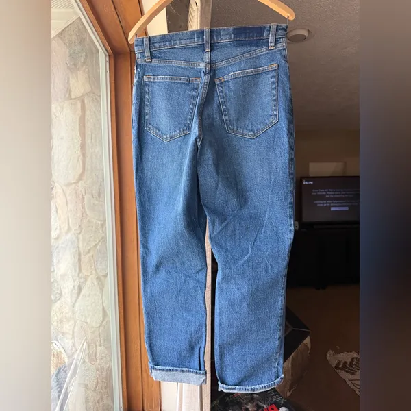 Abercrombie & fitch curve love 90’s straight ultra high rise jeans - Image 2