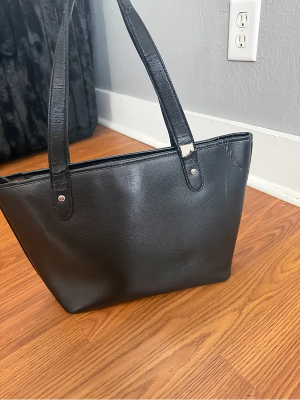 Ralph Lauren Newbury Tote black pebbled leather. - Image 3