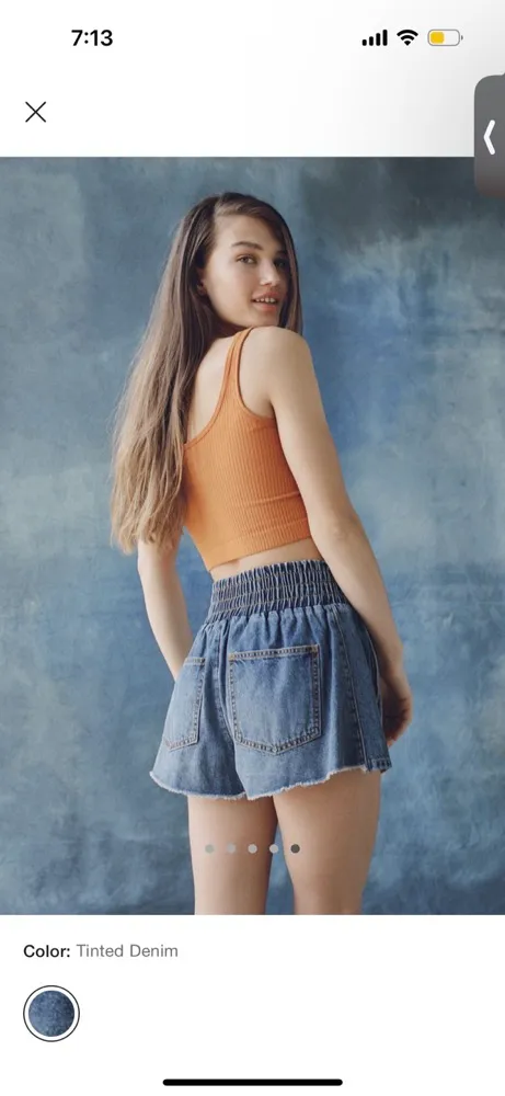 BDG pink pull on boxer shorts - Image 4