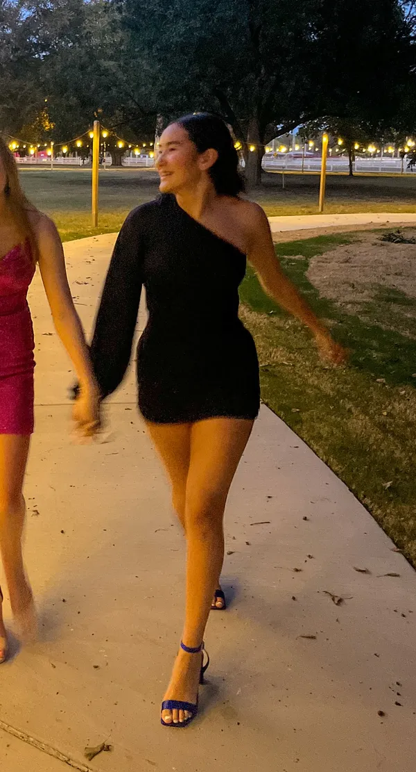 Lucy in the Sky One Shoulder Dress - Image 4