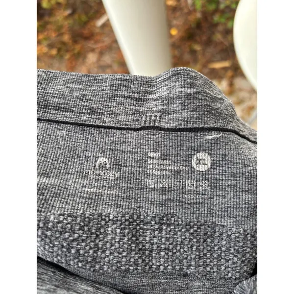 Momcozy Womens XL Gray‎ Space Dye Over the Belly Maternity Leggings Seamless - Image 2