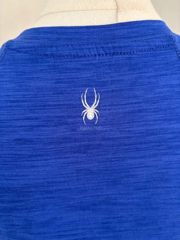 Spyder Women's Short Sleeve Performance Tee in Royal Blue - Image 4