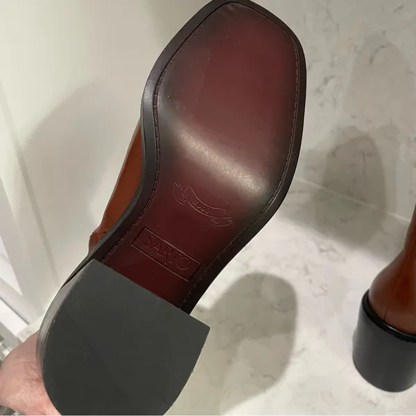 New! Franco Sarto‎ Paula Stacked Block Heel Bootie Sz 9 $180 - Image 11