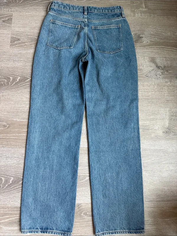 NEW Aritzia Denim Forum Sadie Relaxed Mid-Rise Straight Jean 26 - Image 3