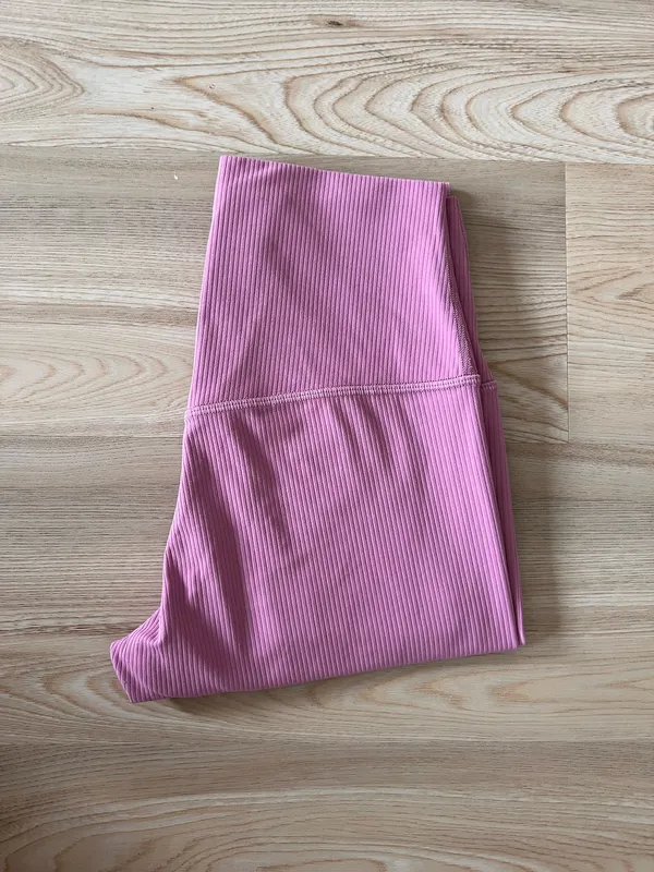 Lululemon align ribbed high rise 25 pink  - Image 3