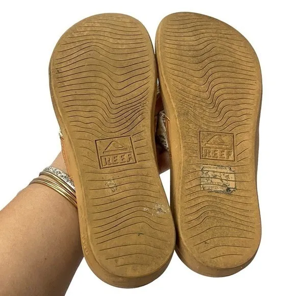 Reef Women's Thong‎ Slip On Flat Sandals Size 10 Beach Tan Beach Vacay Swim - Image 6