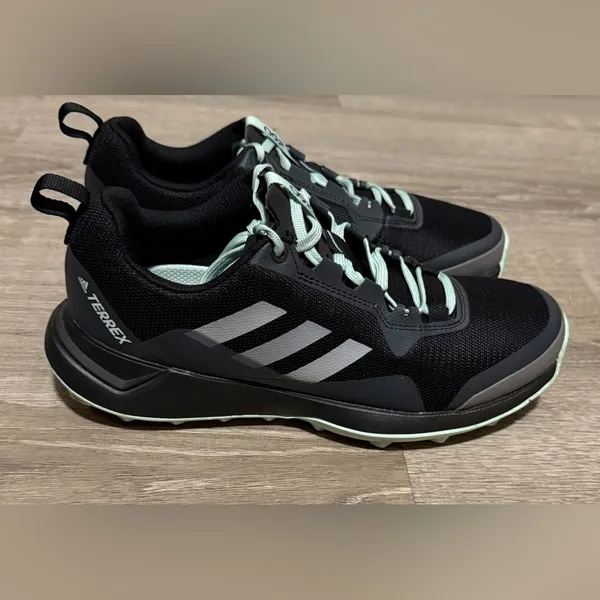 Adidas TERREX CMTK 260 Trail Running Shoes Black Green Women’s 8 Hiking Sneakers - Image 5
