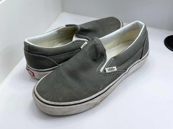 Vans Charcoal Slip Ons | M6.5/W8 - Image 2