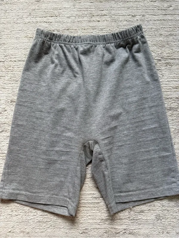 SHEIN Gray High-Rise Bike Shorts - Image 3