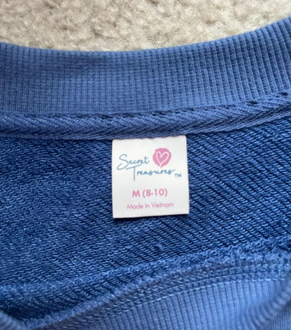 Blue Crop Top Size M - Image 2