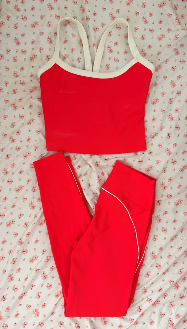 Alo WILO Anthropologie The Label Sports Bra Set - Image 2